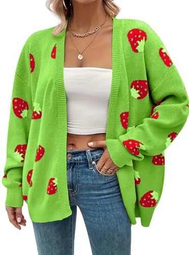 SYYRXB Kawaii Sweet Japanese Women's Fruit Strawberry Pink